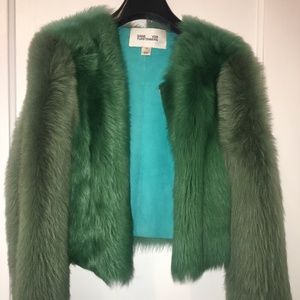DVF Lambskin Coat